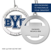 Fan Frenzy Gifts BYU Cougars Officially Licensed Logo Ornament